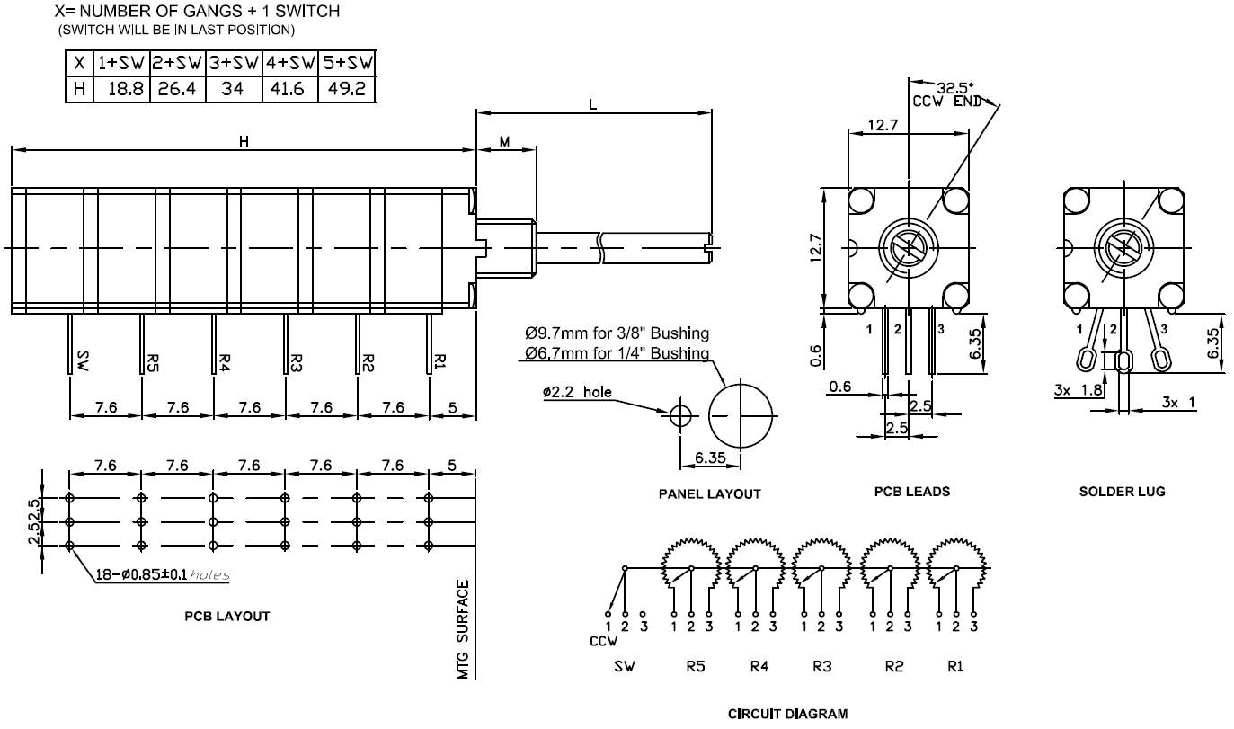 TT Electronics P260S-D1AF3CB10K for sale