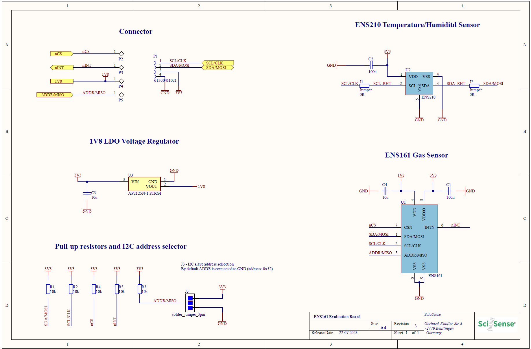Sciosense ENS161-LG_EK_ST V1 for sale
