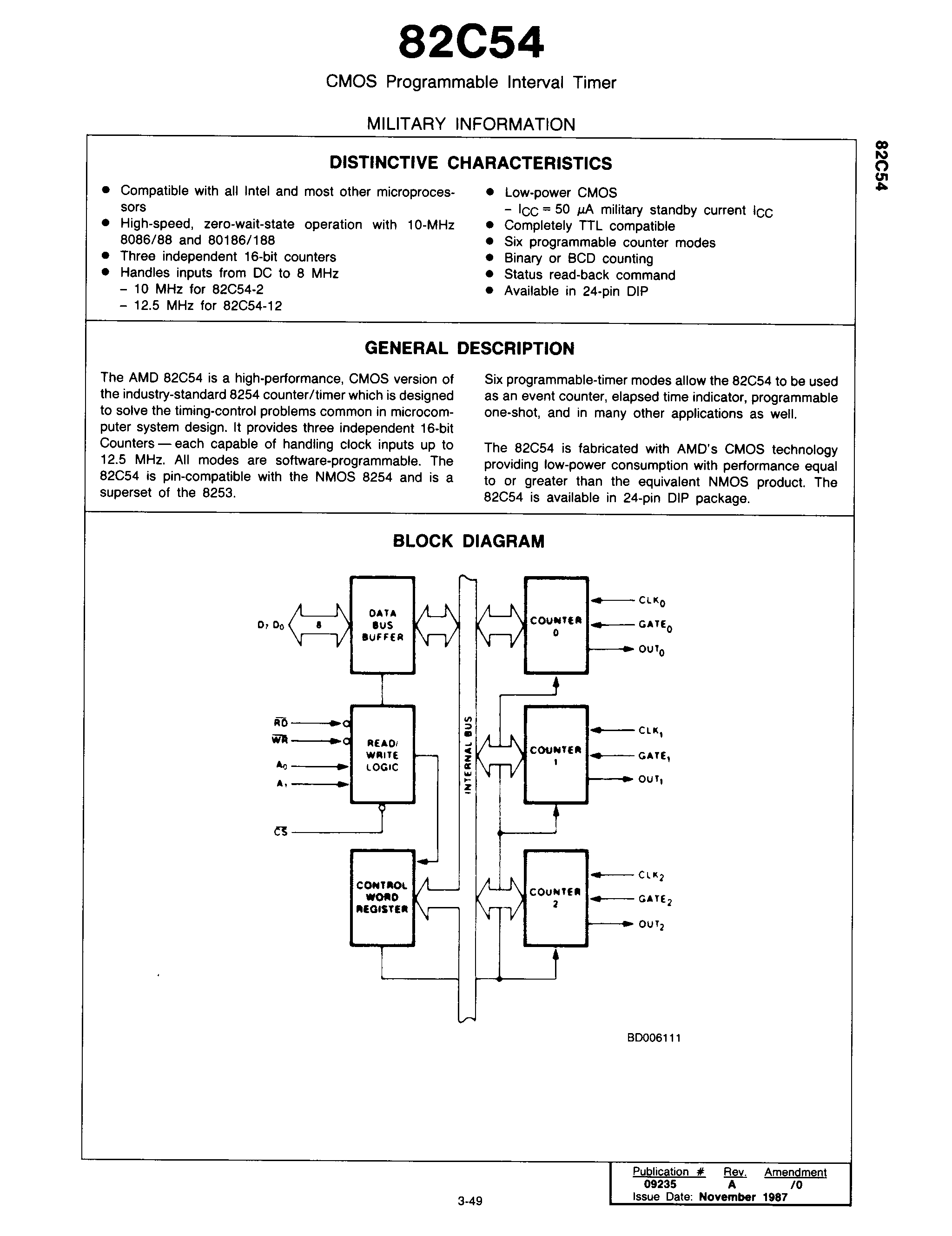 Rochester Electronics N82C54-2 for sale