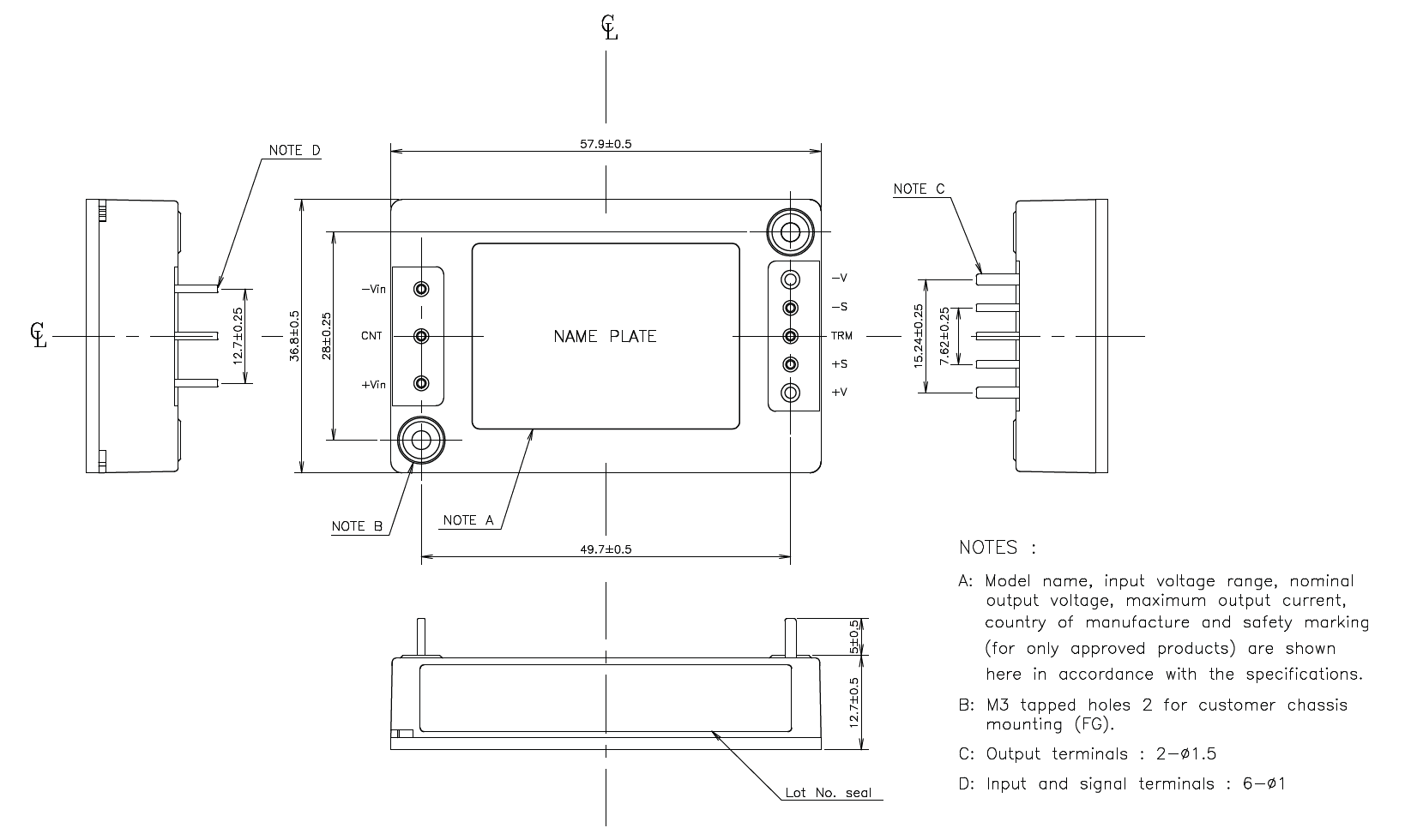 TDK CN100A24-24/CO for sale