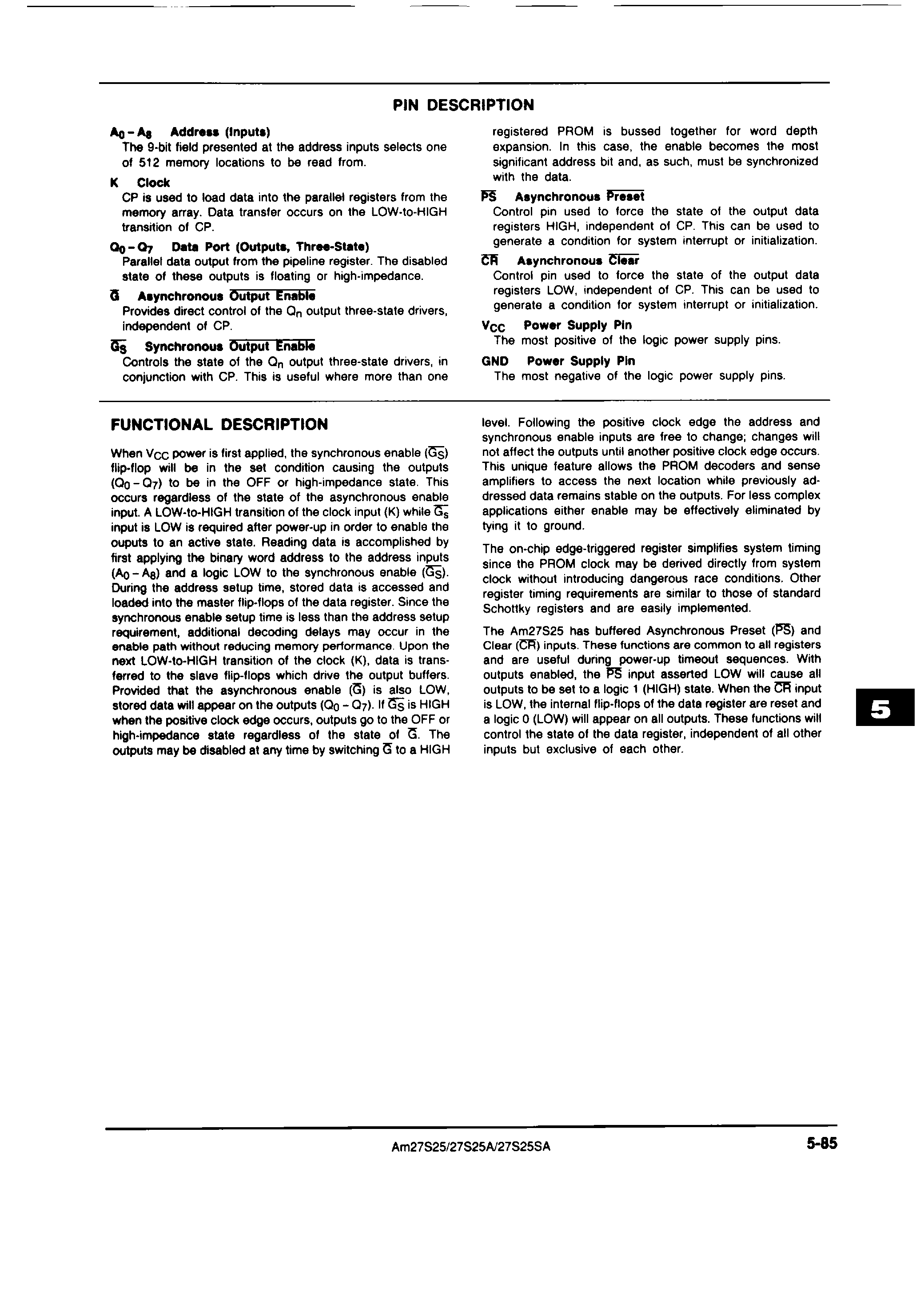 AMD AM27S25APC for sale