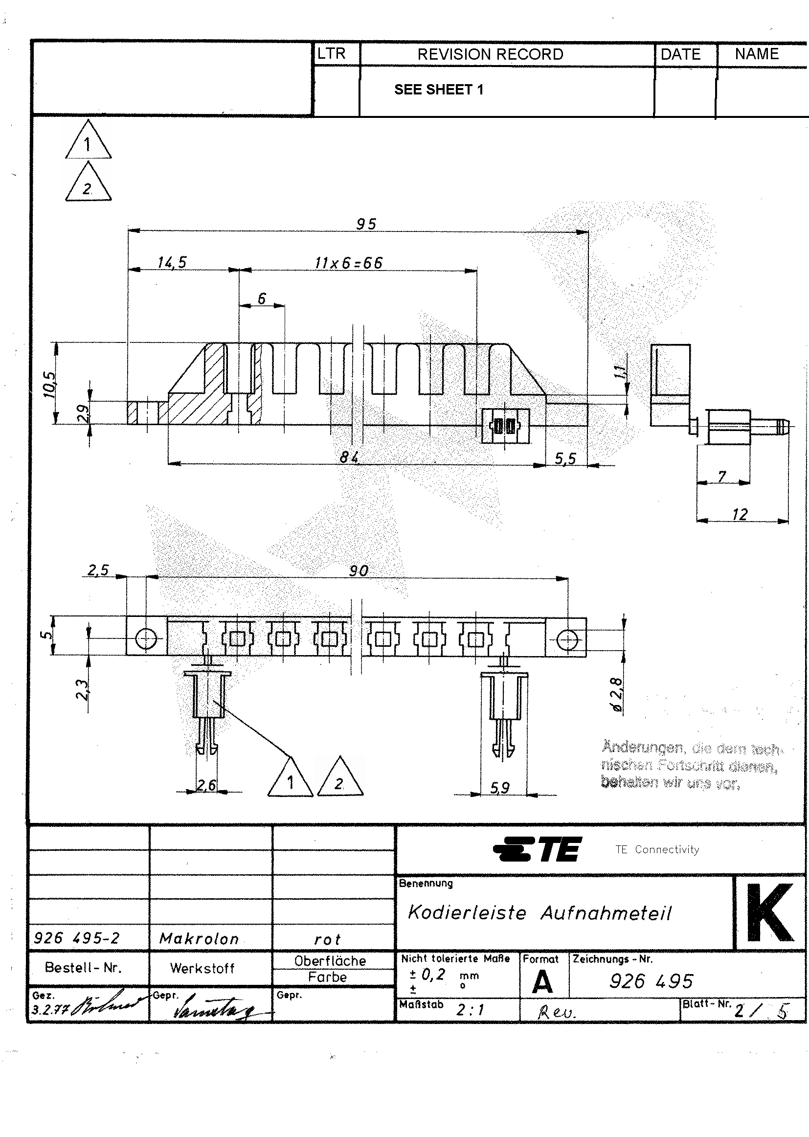 TE Connectivity 926495-3 for sale