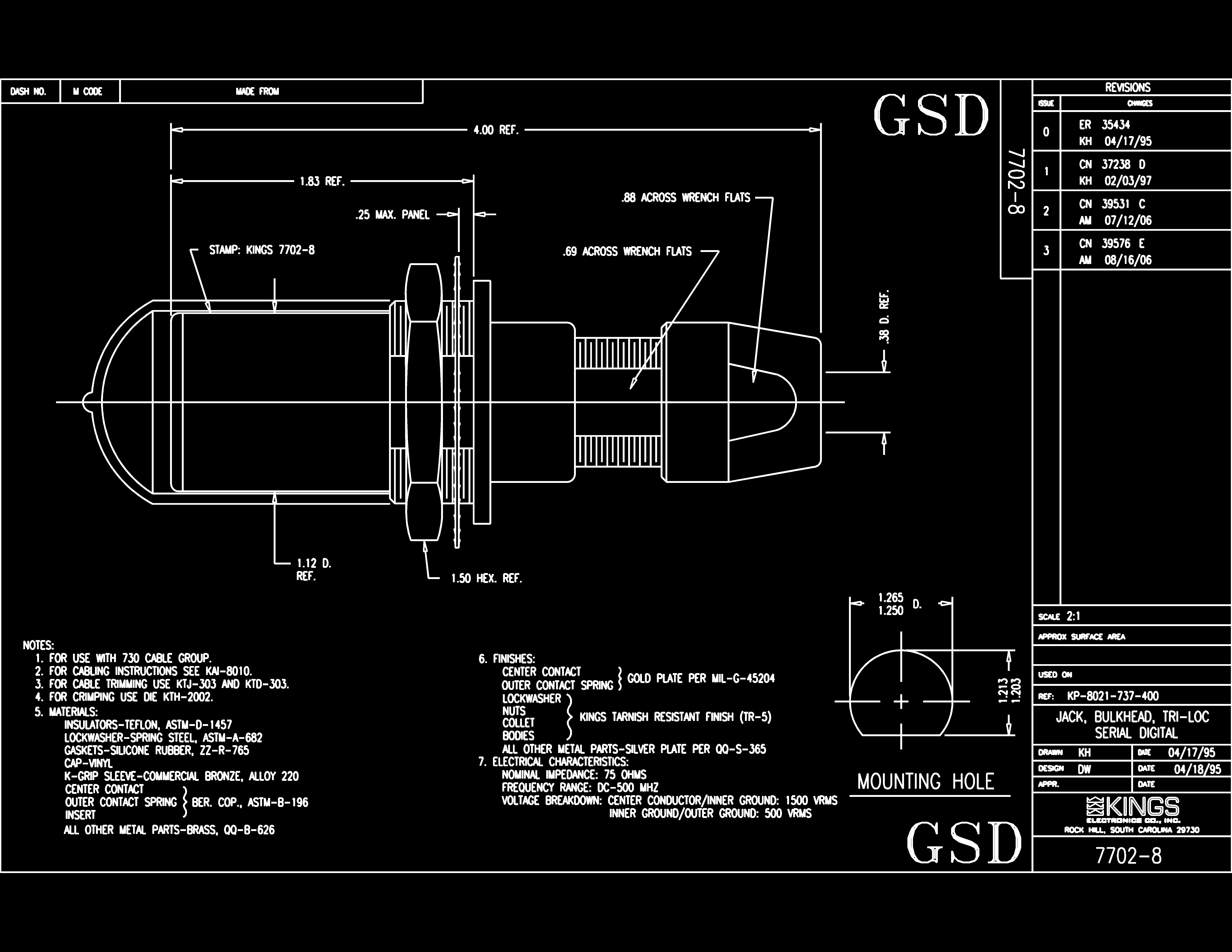 Winchester Interconnect 7702-8 for sale
