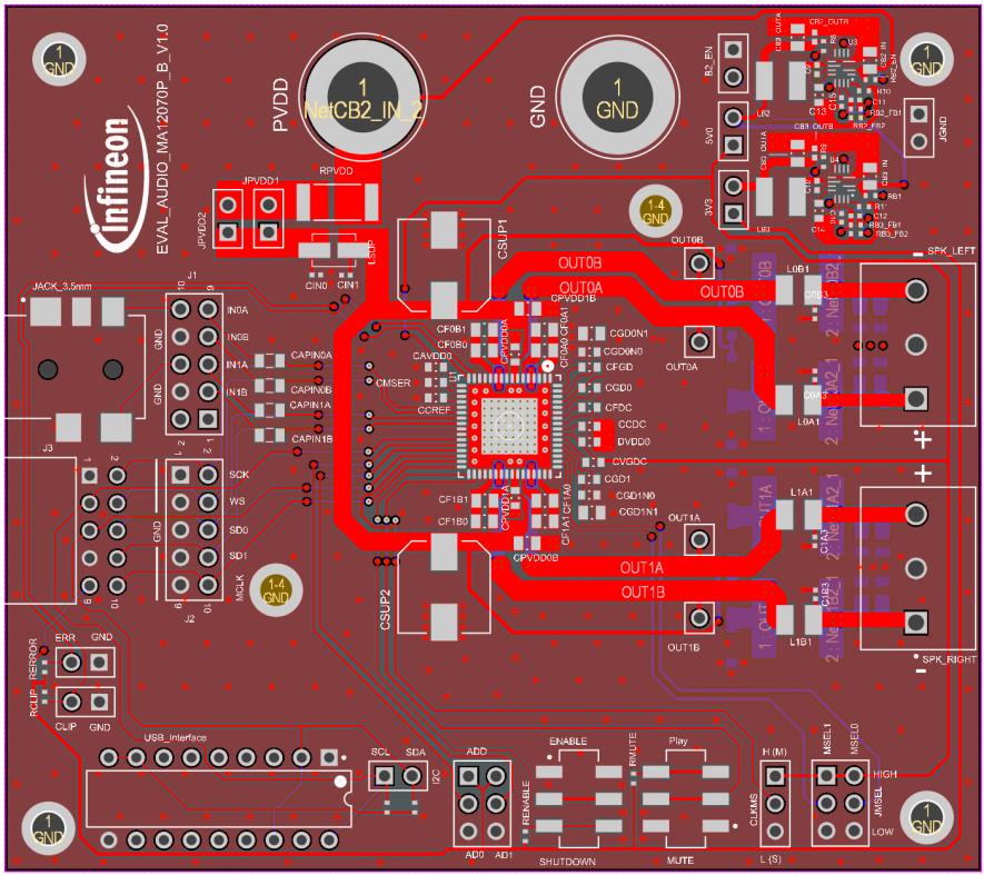 Infineon EVALAUDIOMA12070PBTOBO1 for sale
