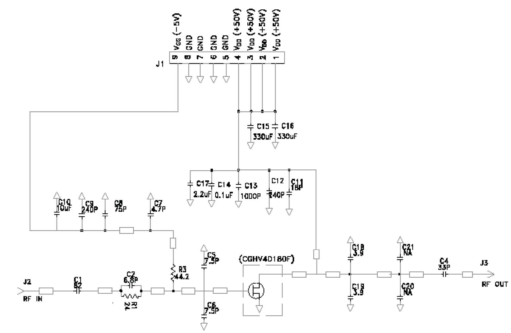 Wolfspeed CGHV40180F for sale