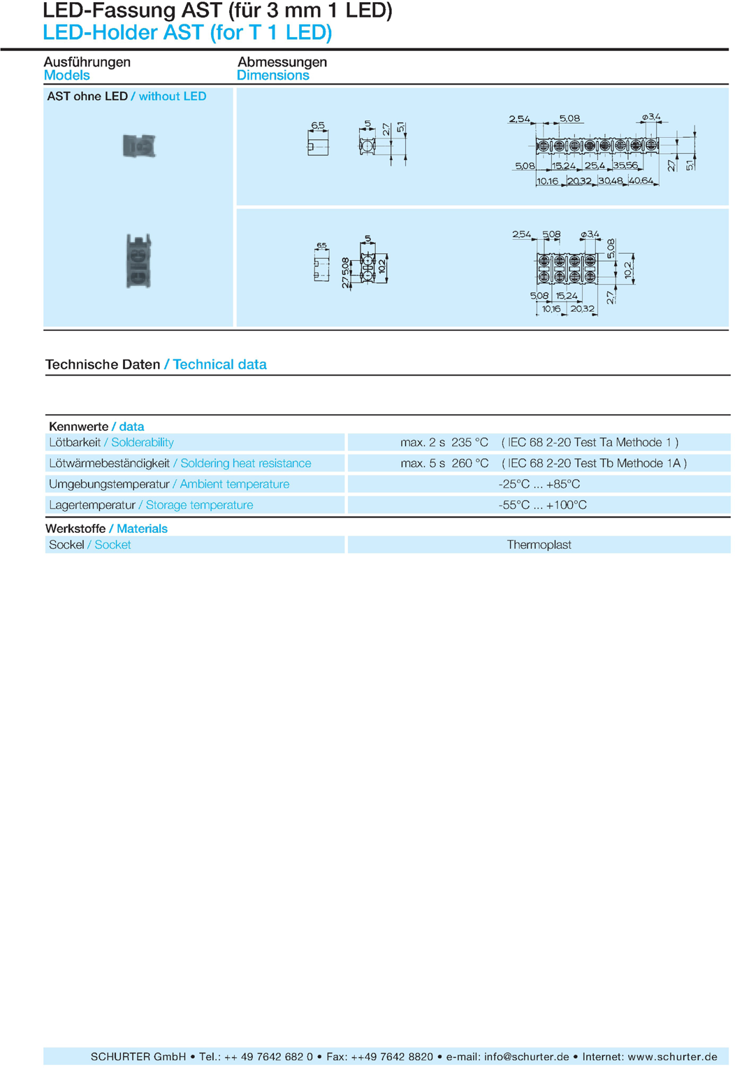 SCHURTER 0035.9610 for sale