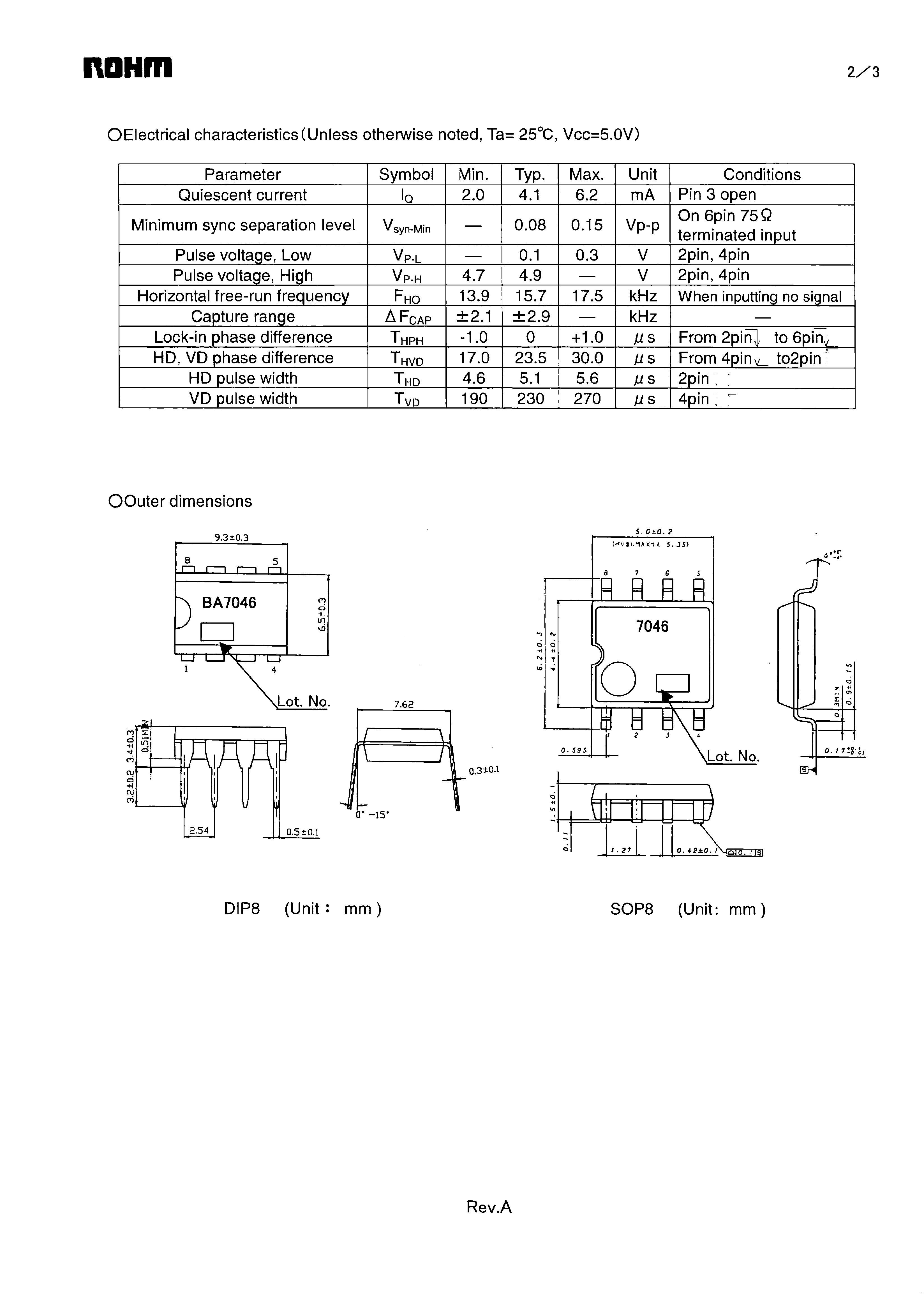 ROHM BA7046F-E2 for sale