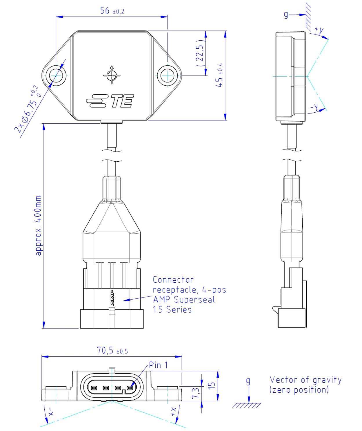 TE Connectivity G-NSDOG2-001 W/CAL CERT G-NSMIS-005 for sale