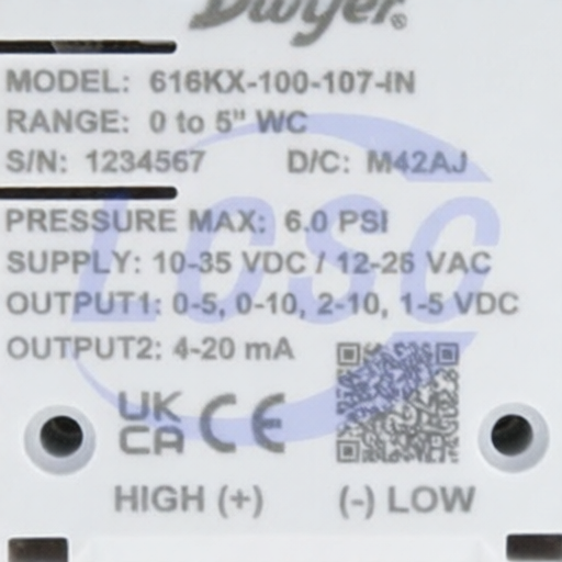 Dwyer 616KX-200-110-IN for sale
