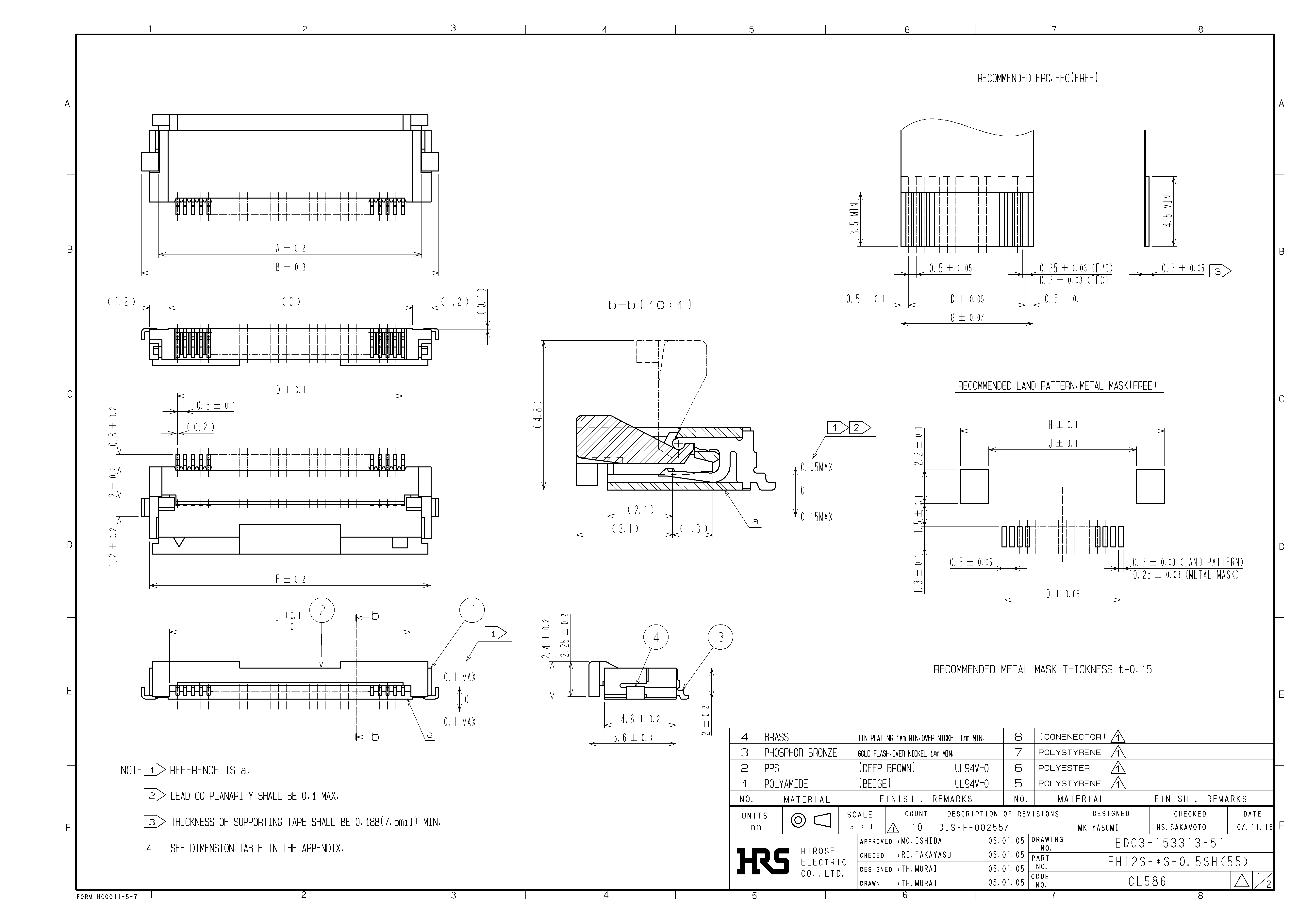 HRS FH12S-40S-0.5SH(55) for sale