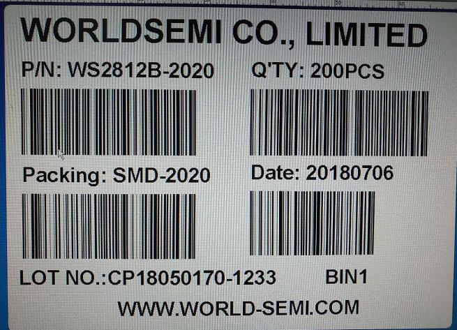 Worldsemi WS2812B-V6 for sale