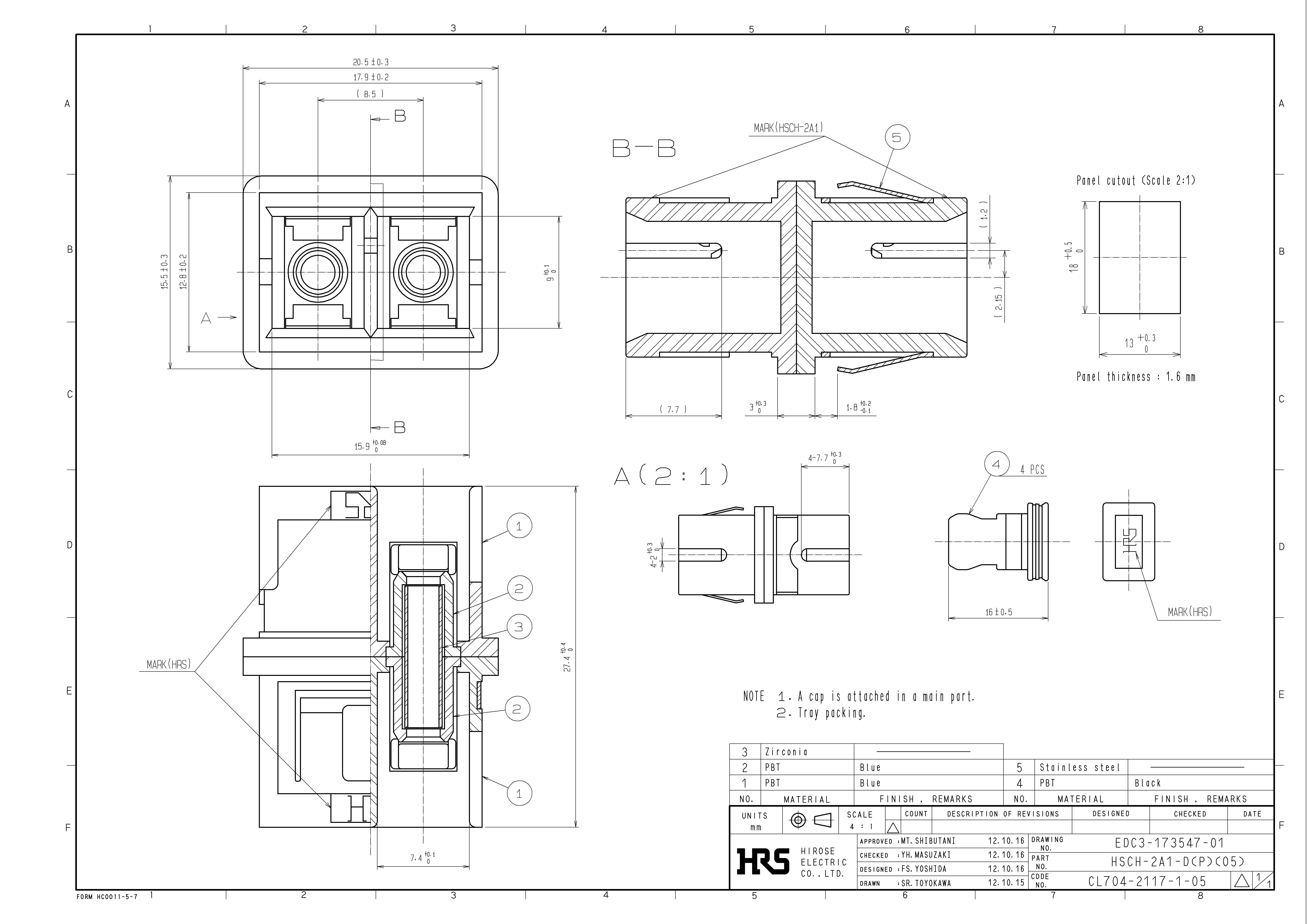 HRS HSCH-2A1-D(P)(05) for sale