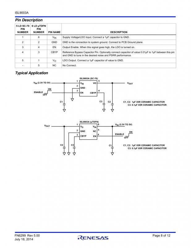 RENESAS ISL9003AIENZ-T index 8