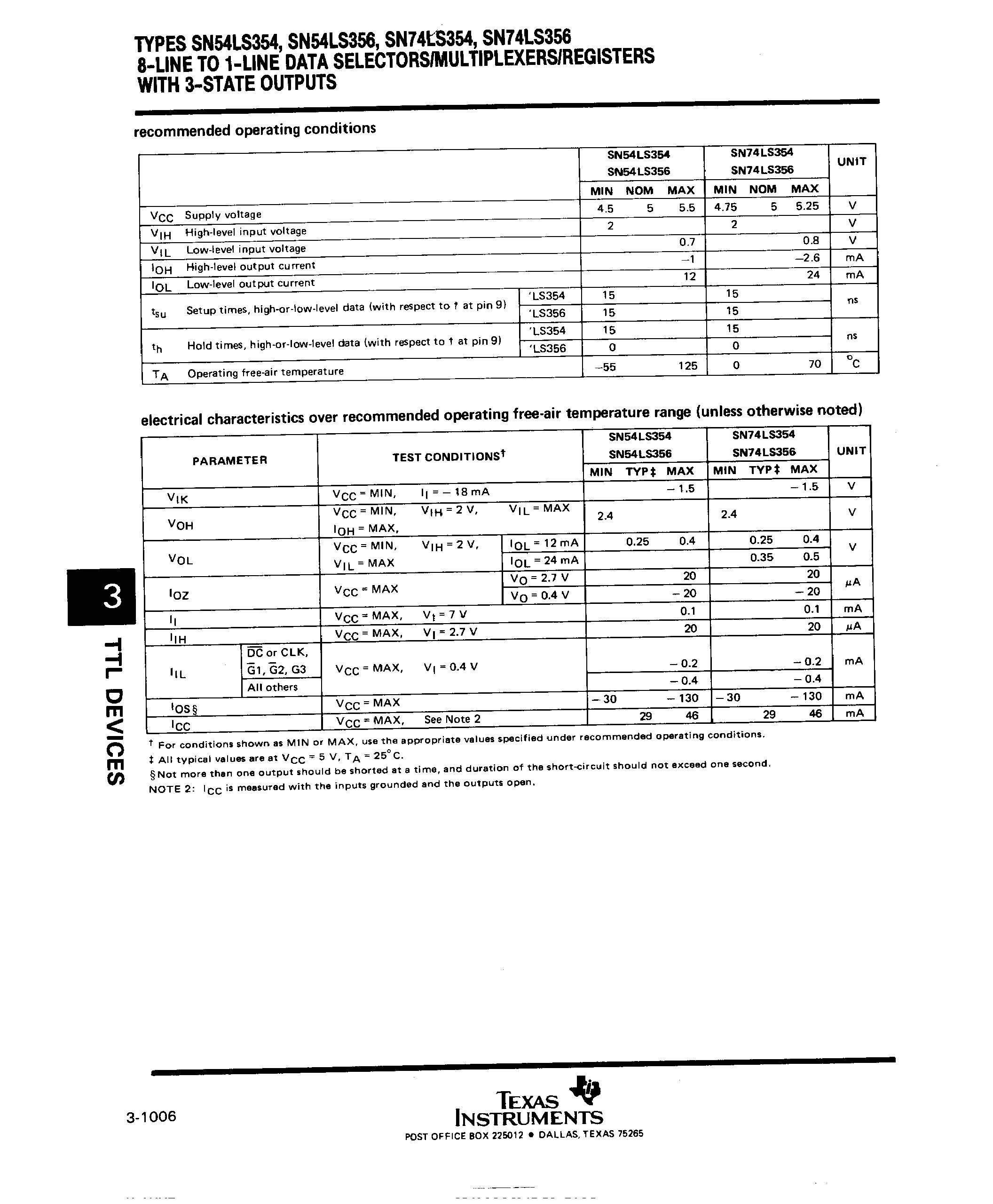 Rochester Electronics 54LS356J/B for sale