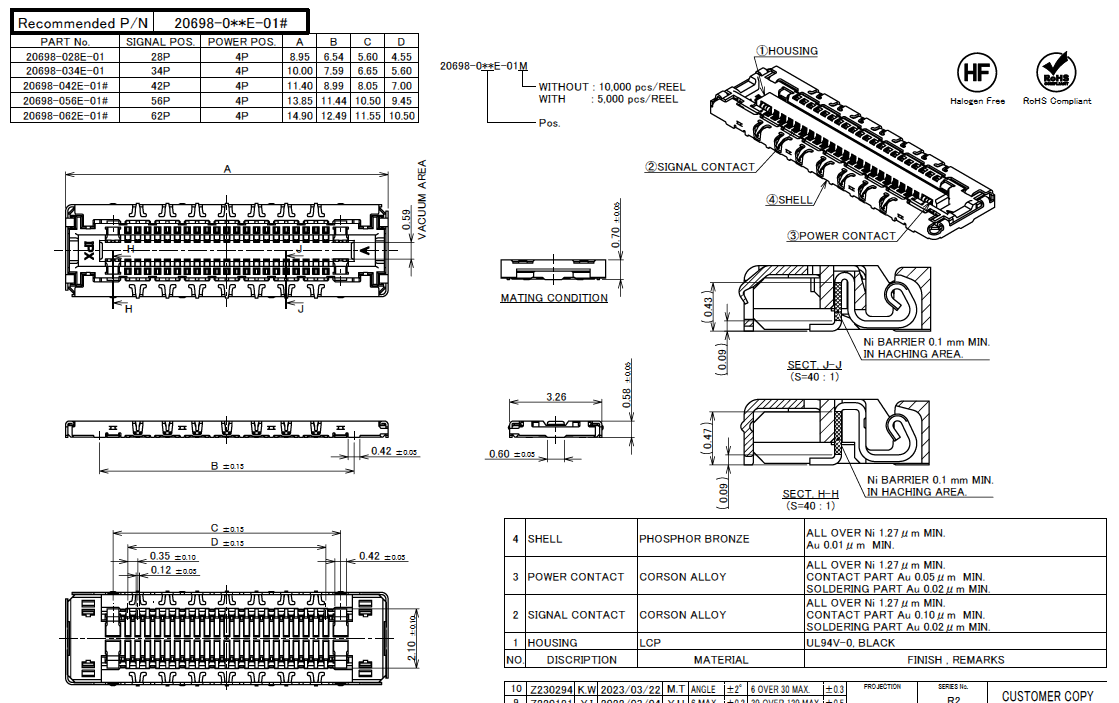 I-PEX 20698-062E-01 for sale