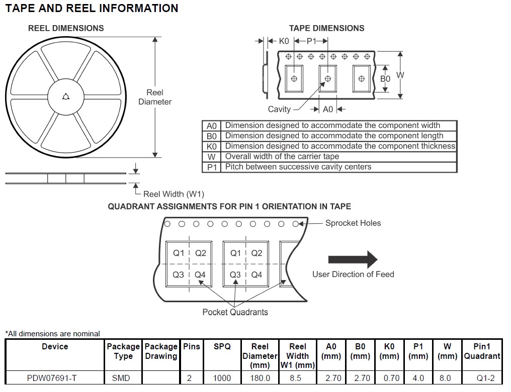 Knowles PDW07691-T for sale