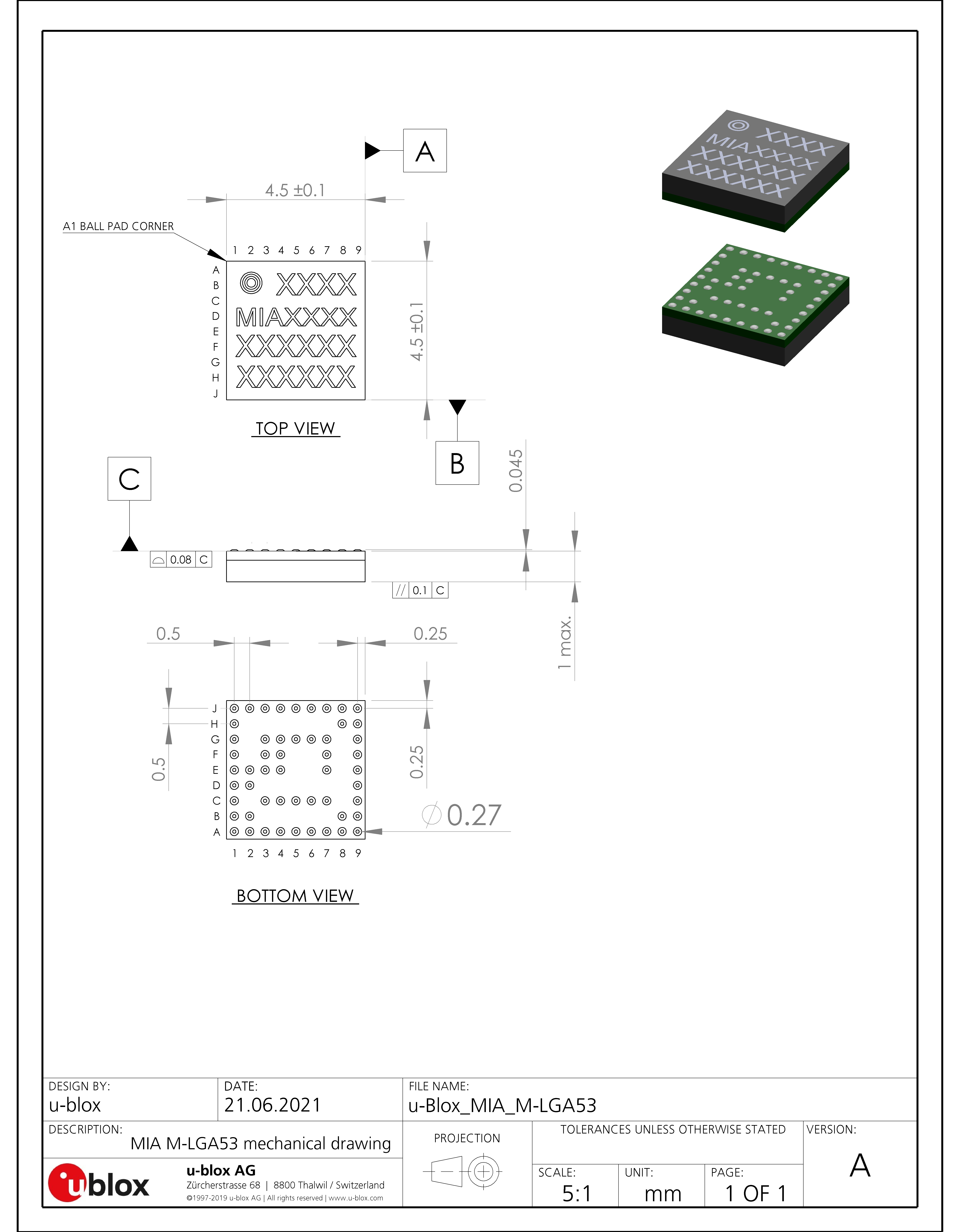 U-BLOX MIA-M10Q-00B for sale