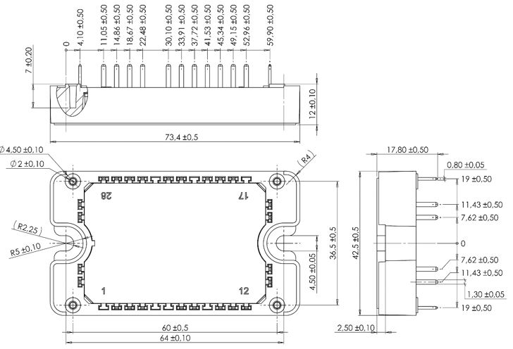 MICROCHIP MSCSM170HM45CT3AG for sale