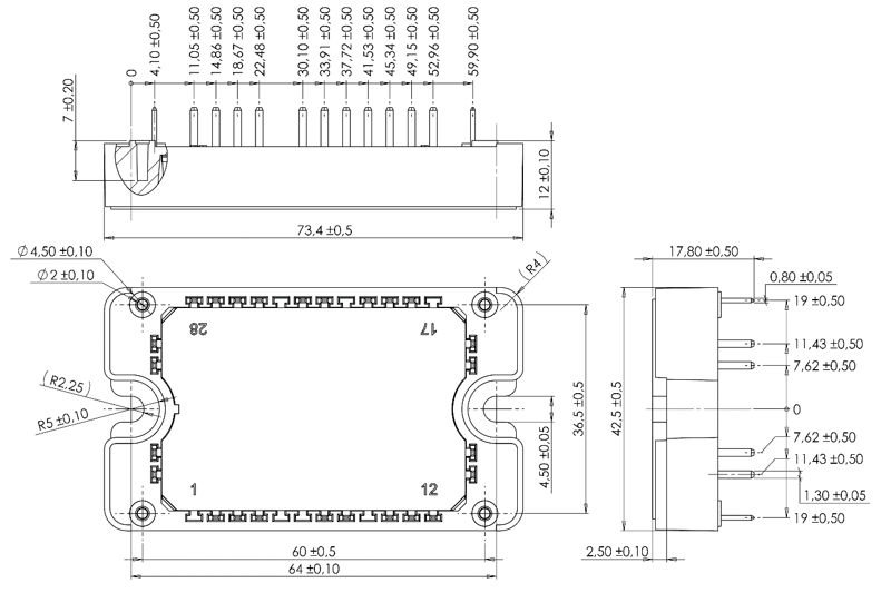 MICROCHIP MSCSM70AM07CT3AG for sale