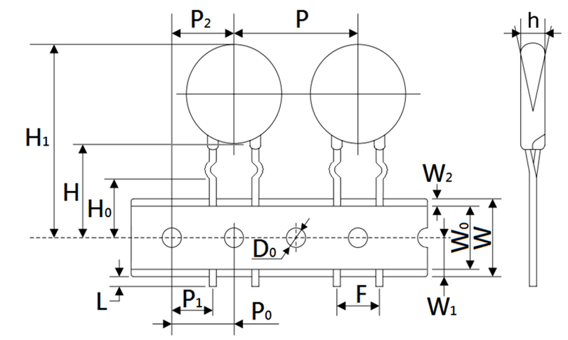 PTTC(Polytronics Tech) PVR14D681K for sale