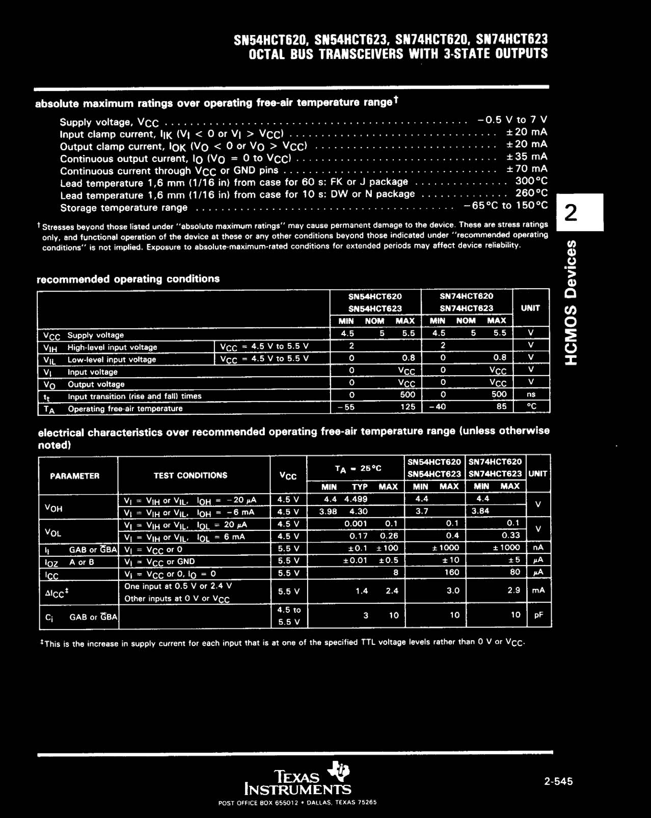 Rochester Electronics 74HCT620N for sale
