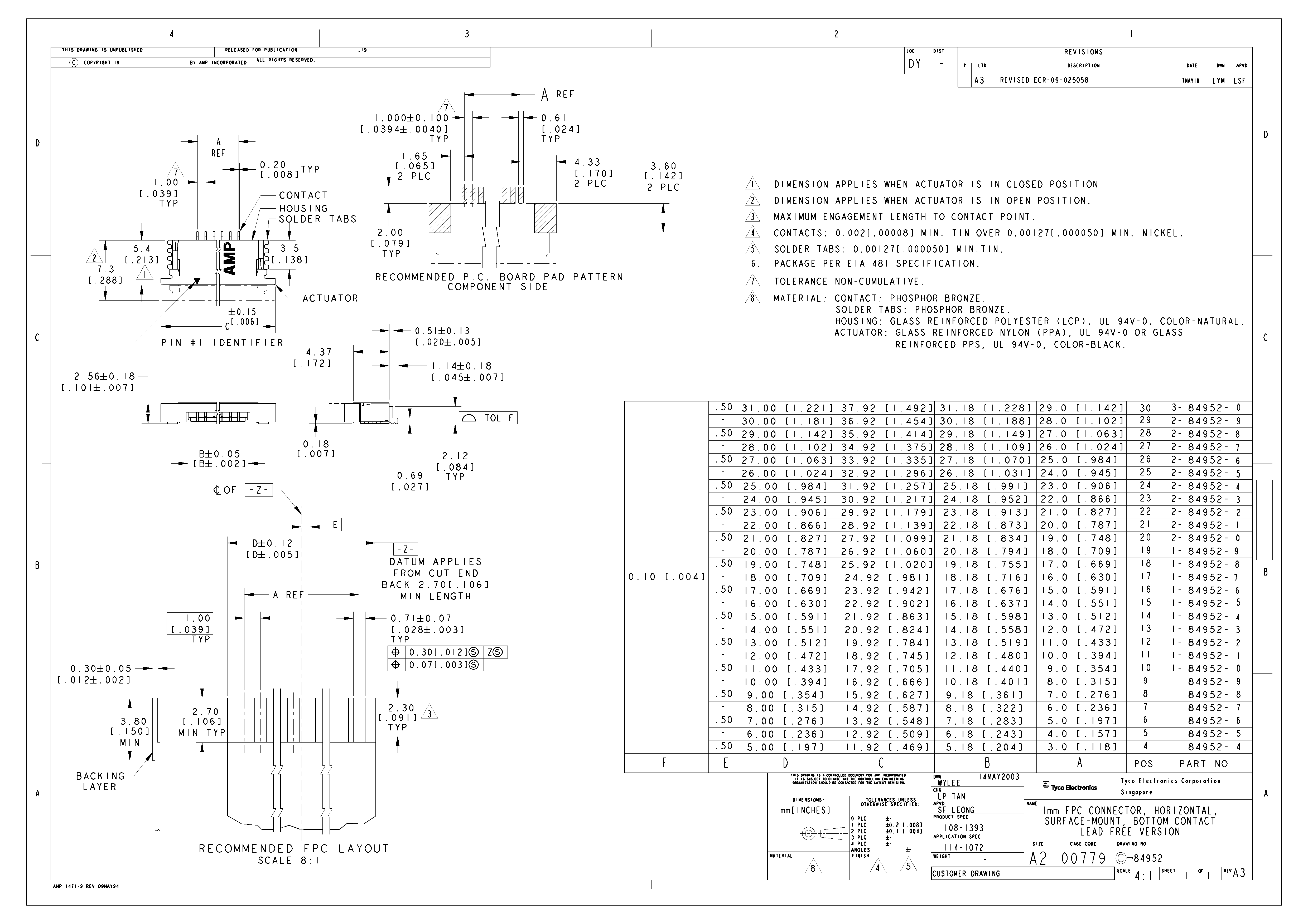 TE Connectivity 2-84952-9 for sale
