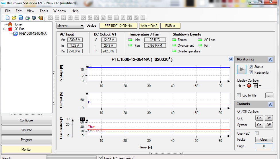 Bel Fuse PFE1500-12-054NAH for sale