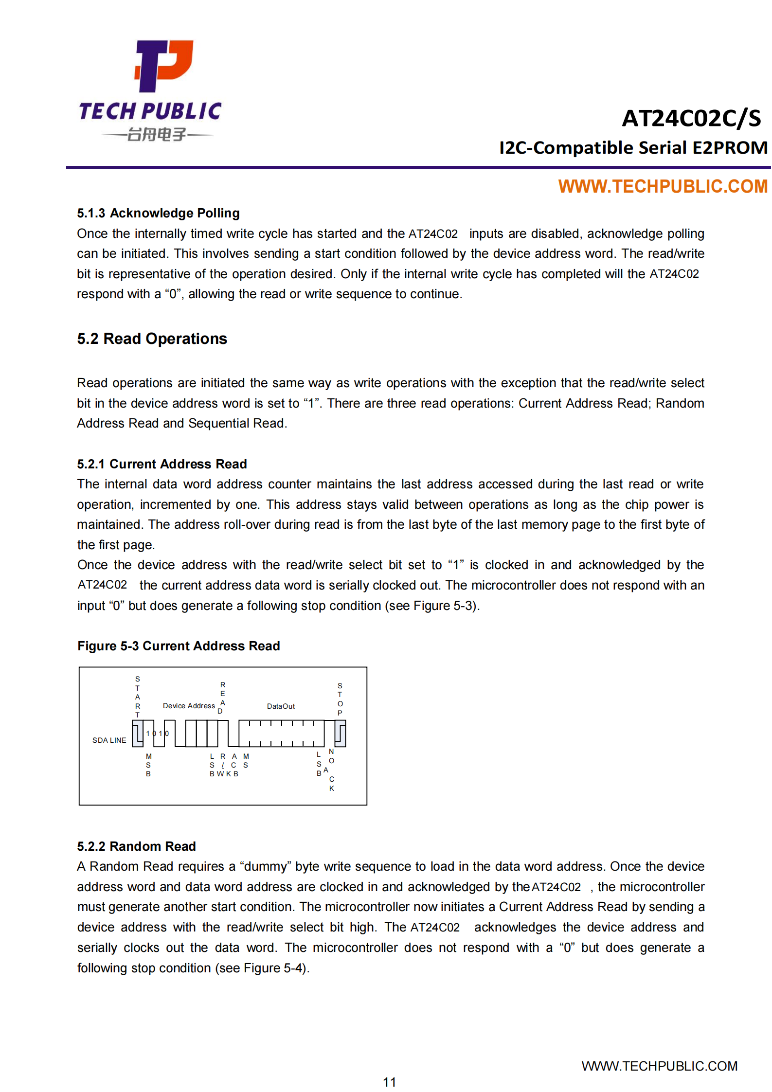 TECH PUBLIC AT24C02S(TP) for sale