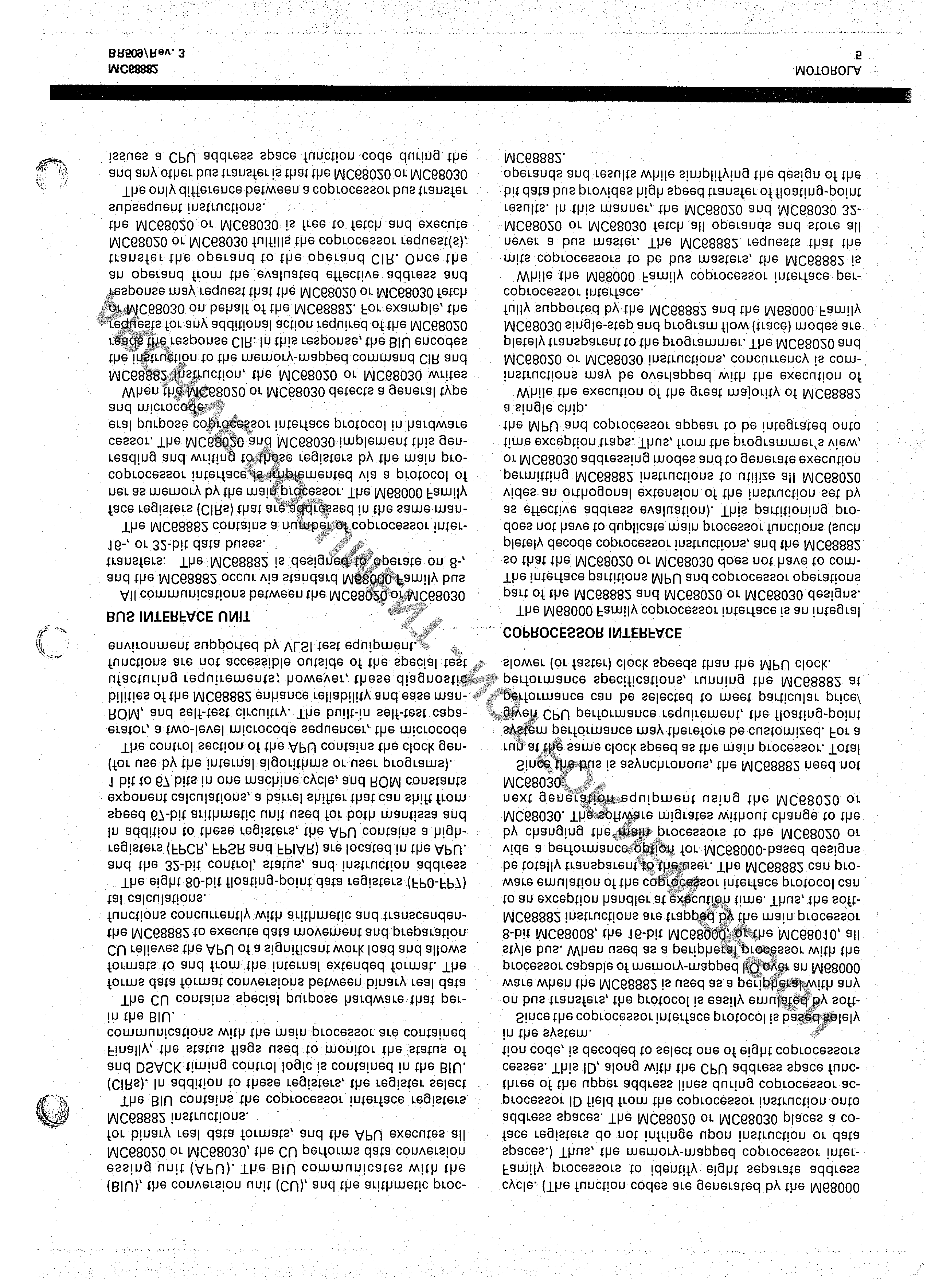 MOTOROLA MC68882RC50A for sale