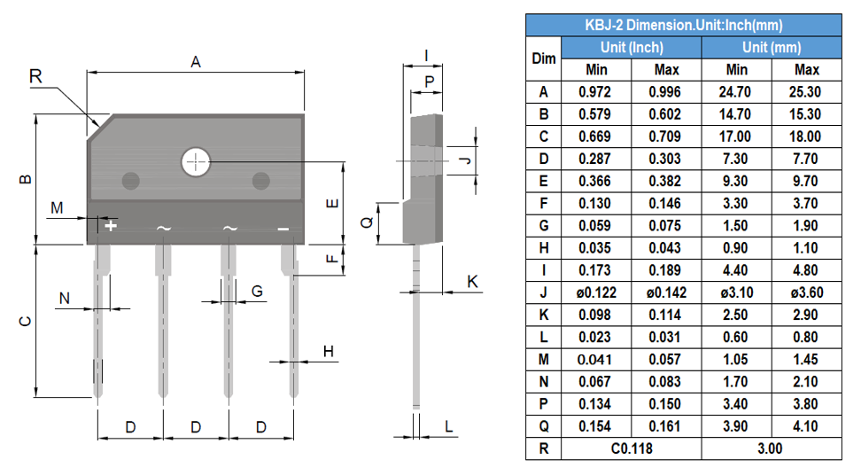 PANJIT KBJ2510_T0_00601 for sale