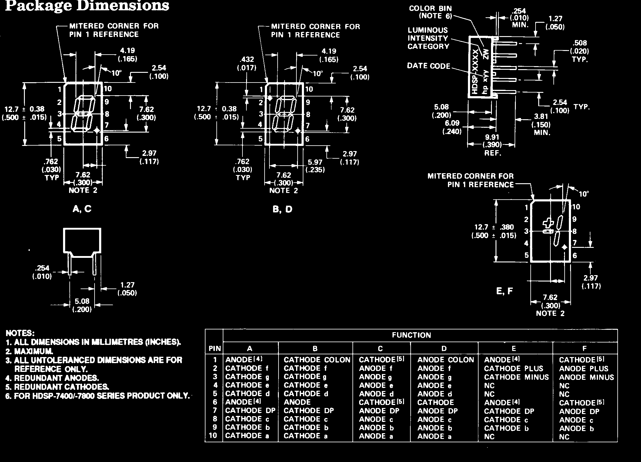 Broadcom HDSP-7403 for sale