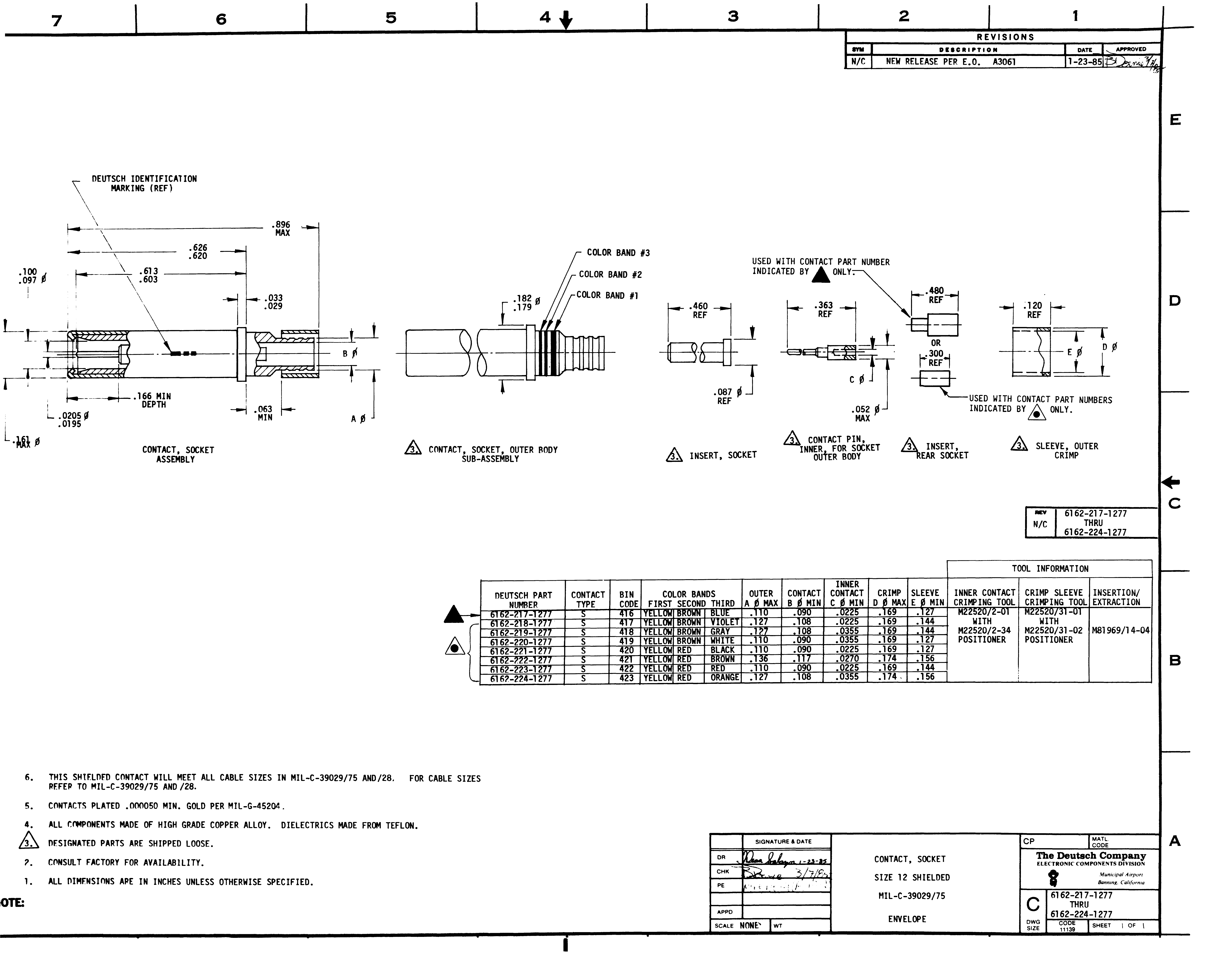 TE Connectivity M39029/75-416 for sale