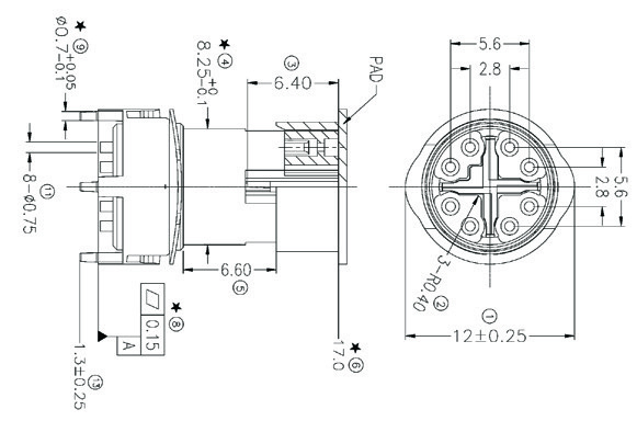 Bulgin PXMBNI12RAF08APCM12 for sale