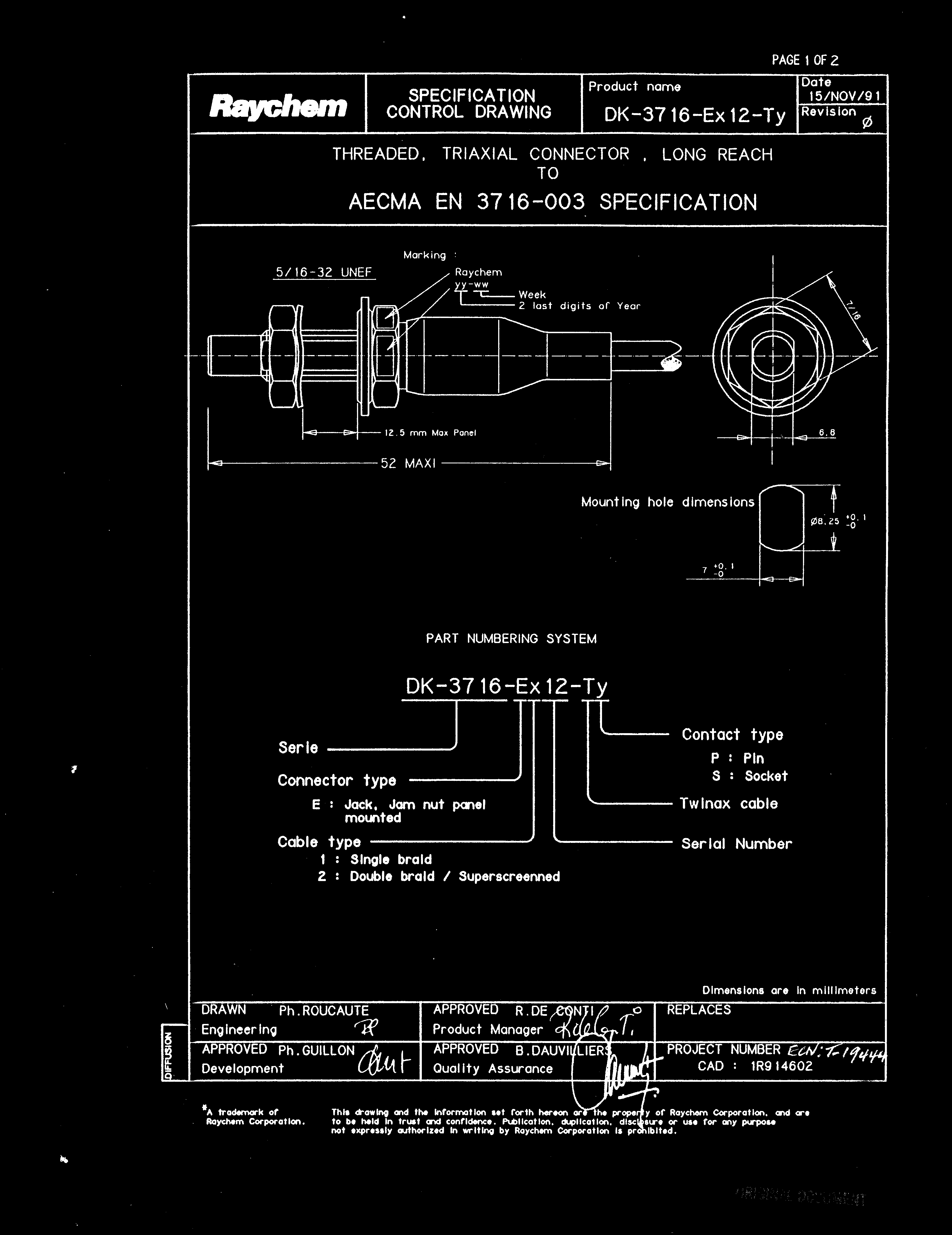TE Connectivity DK-3716-E212-TS for sale