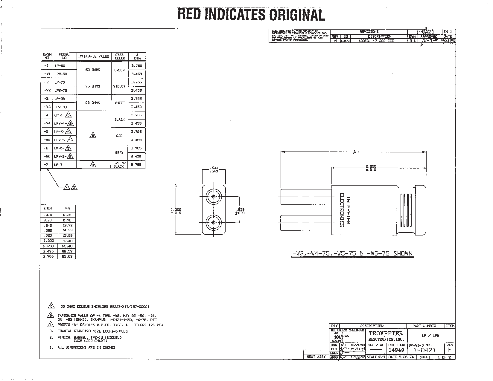 Bel Fuse LPW-75 for sale