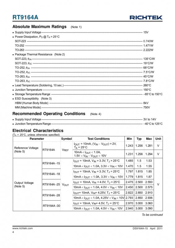 RICHTEK RT9164AGG index 4