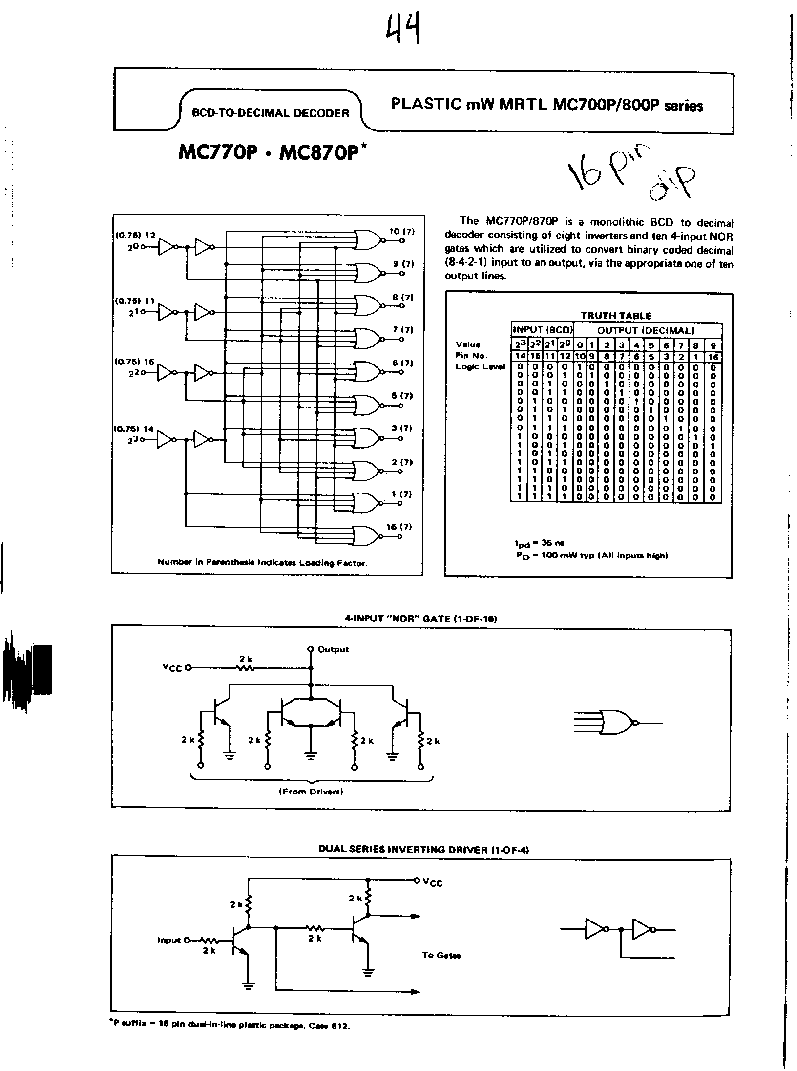 MOTOROLA MC870P for sale