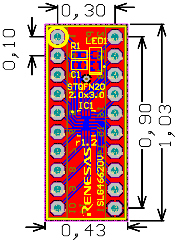 RENESAS SLG46620V-DIP for sale