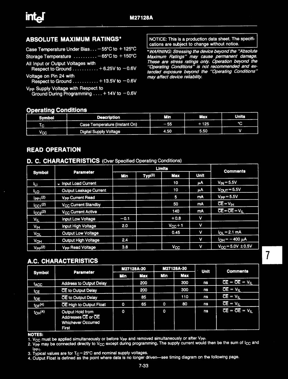 Rochester Electronics MC27128A-25/BYA for sale
