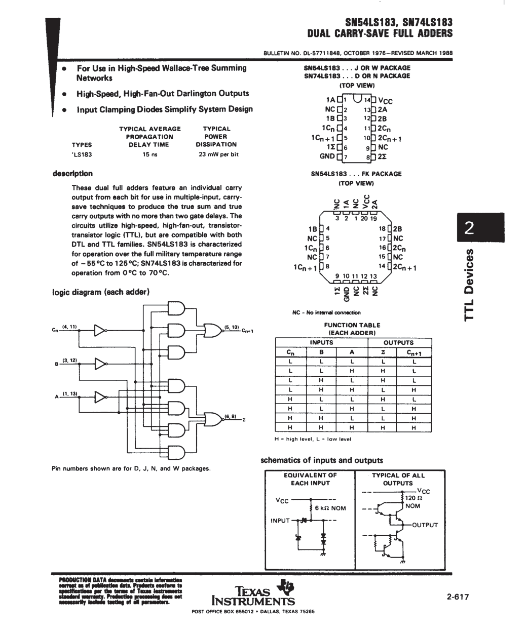 Rochester Electronics 54LS183/BCA for sale
