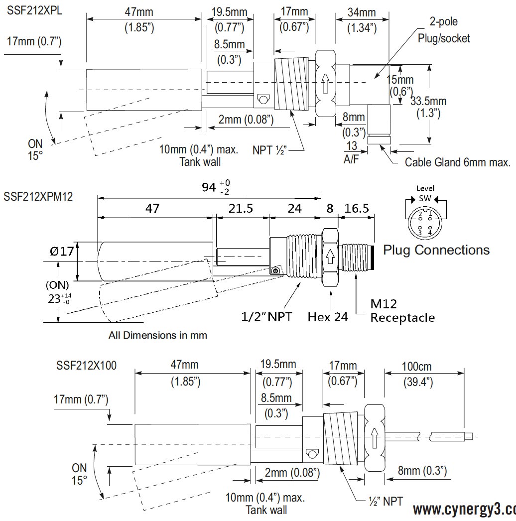 Sensata SSF212X100 for sale