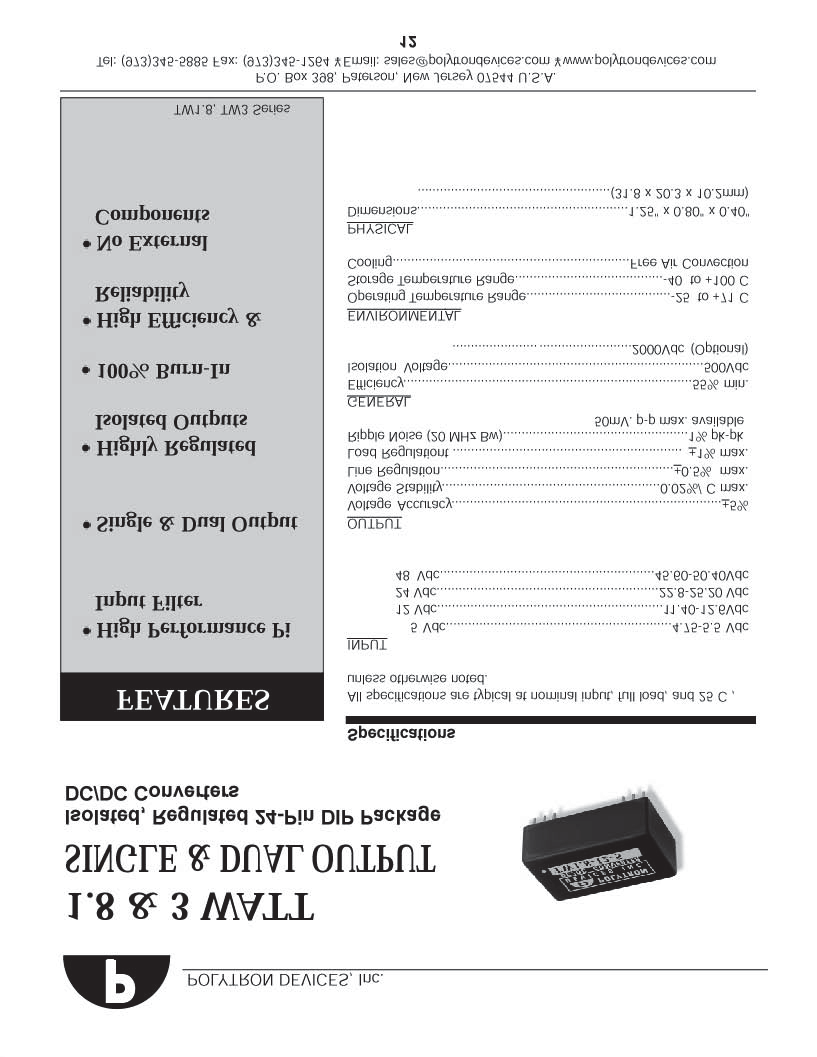 PTTC(Polytronics Tech) TW1.8-48-12 for sale