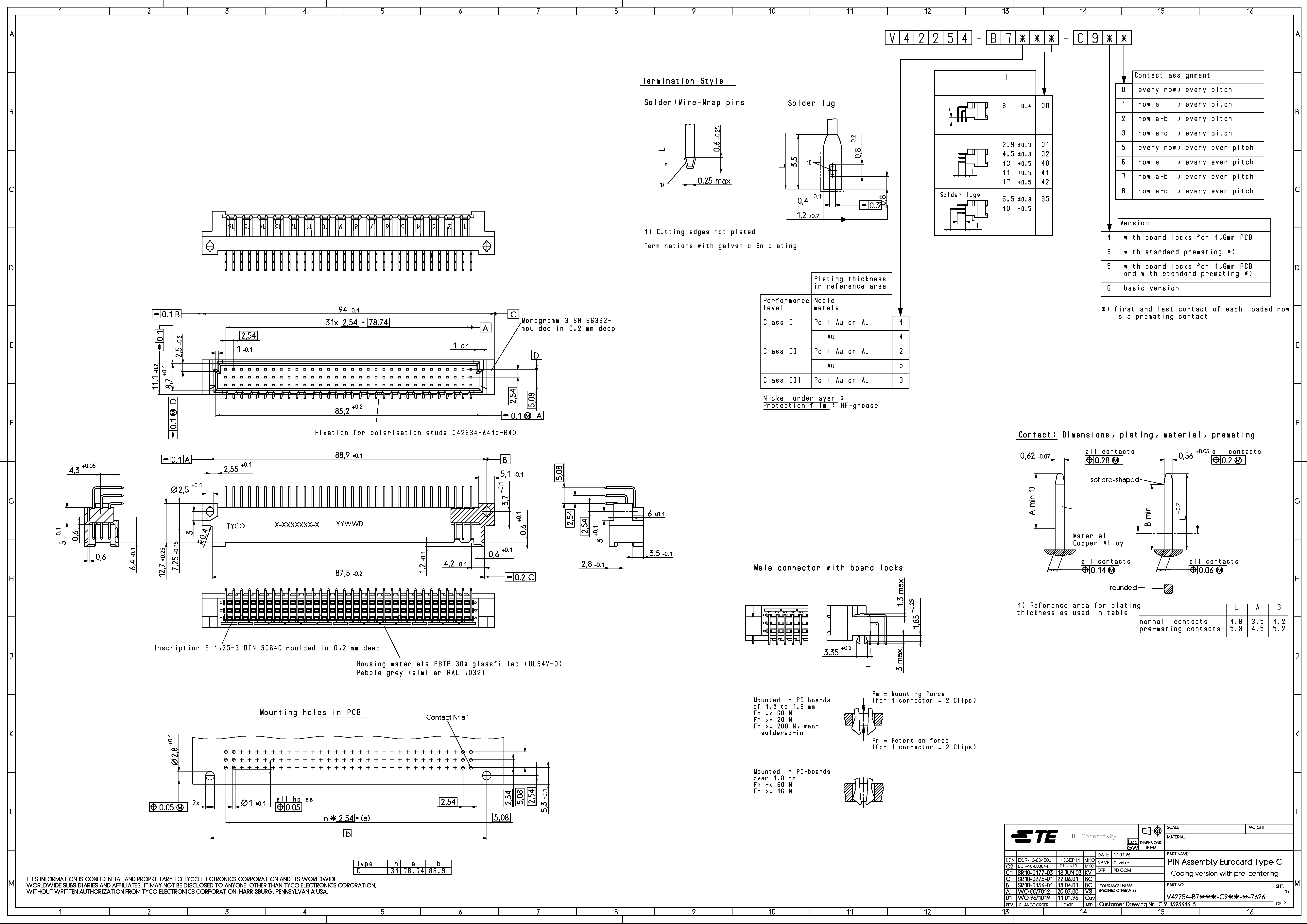 TE Connectivity 9-1393646-4 for sale