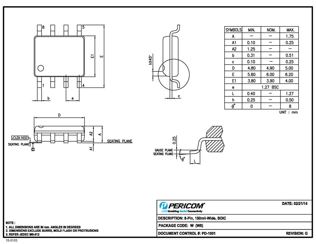 DIODES PT7C4563BZEEX for sale