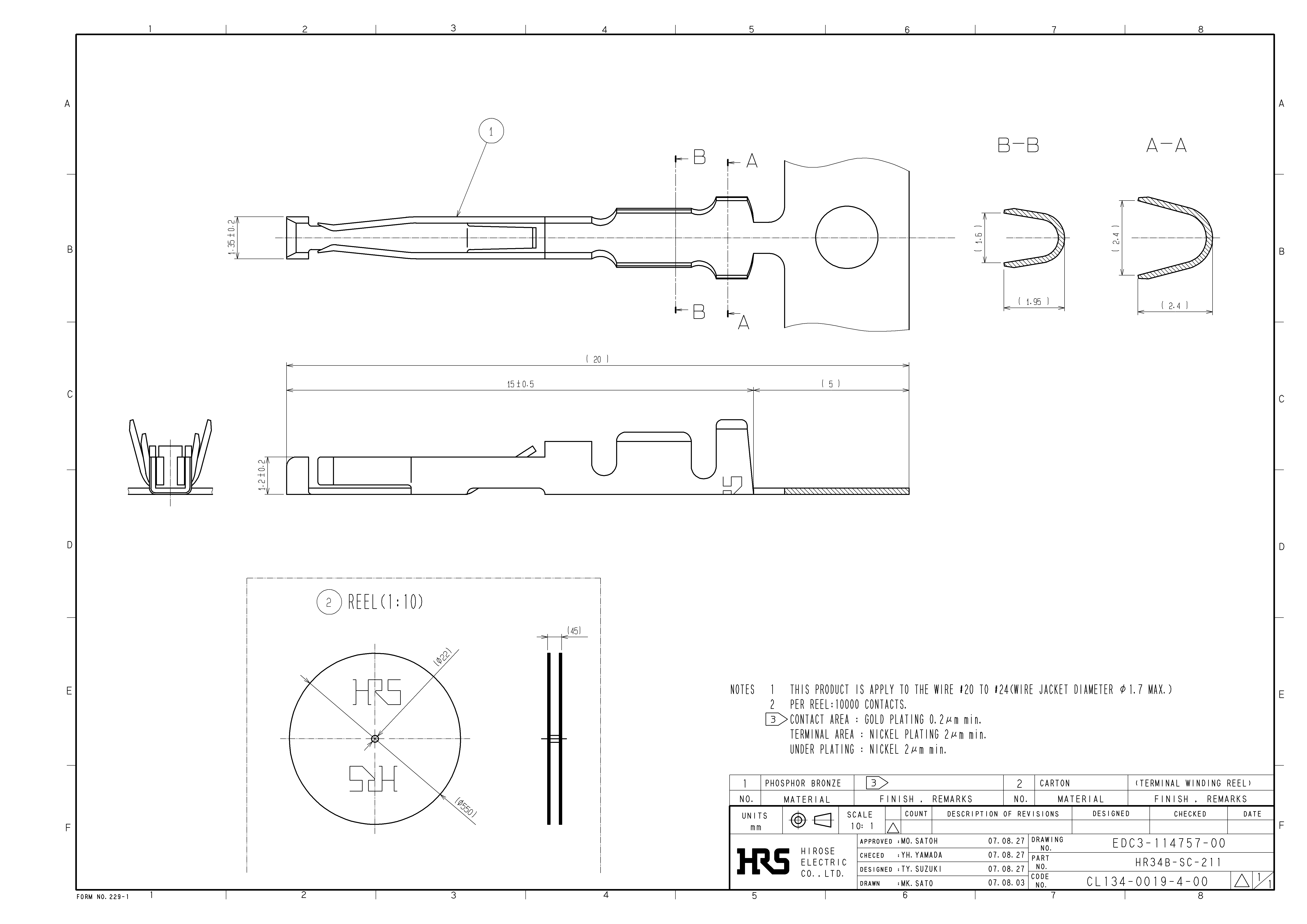 HRS HR34B-SC-211 for sale