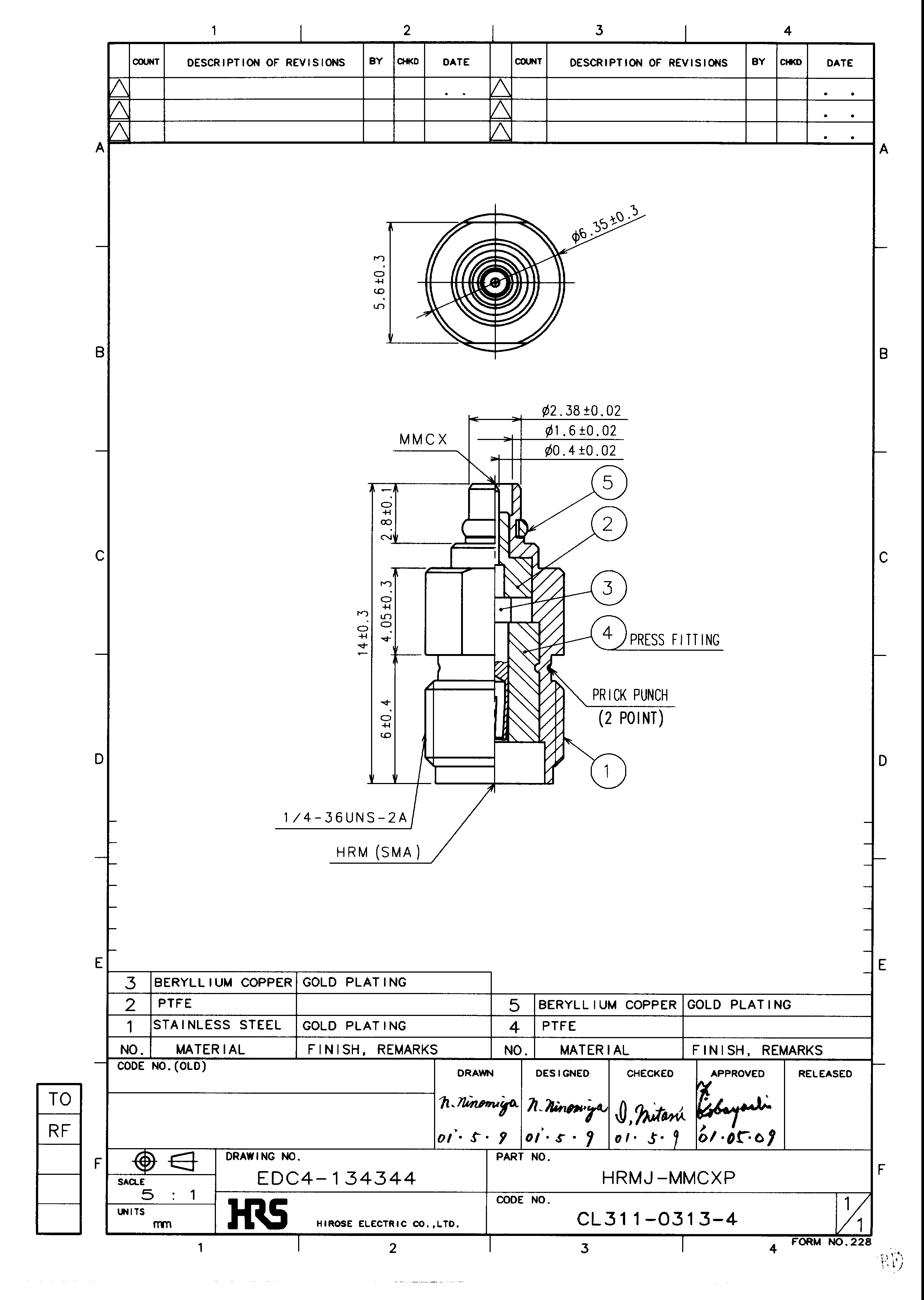 HRS HRMJ-MMCXP for sale
