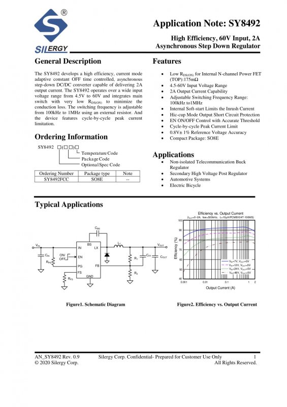 Silergy SY8492FCC index 1