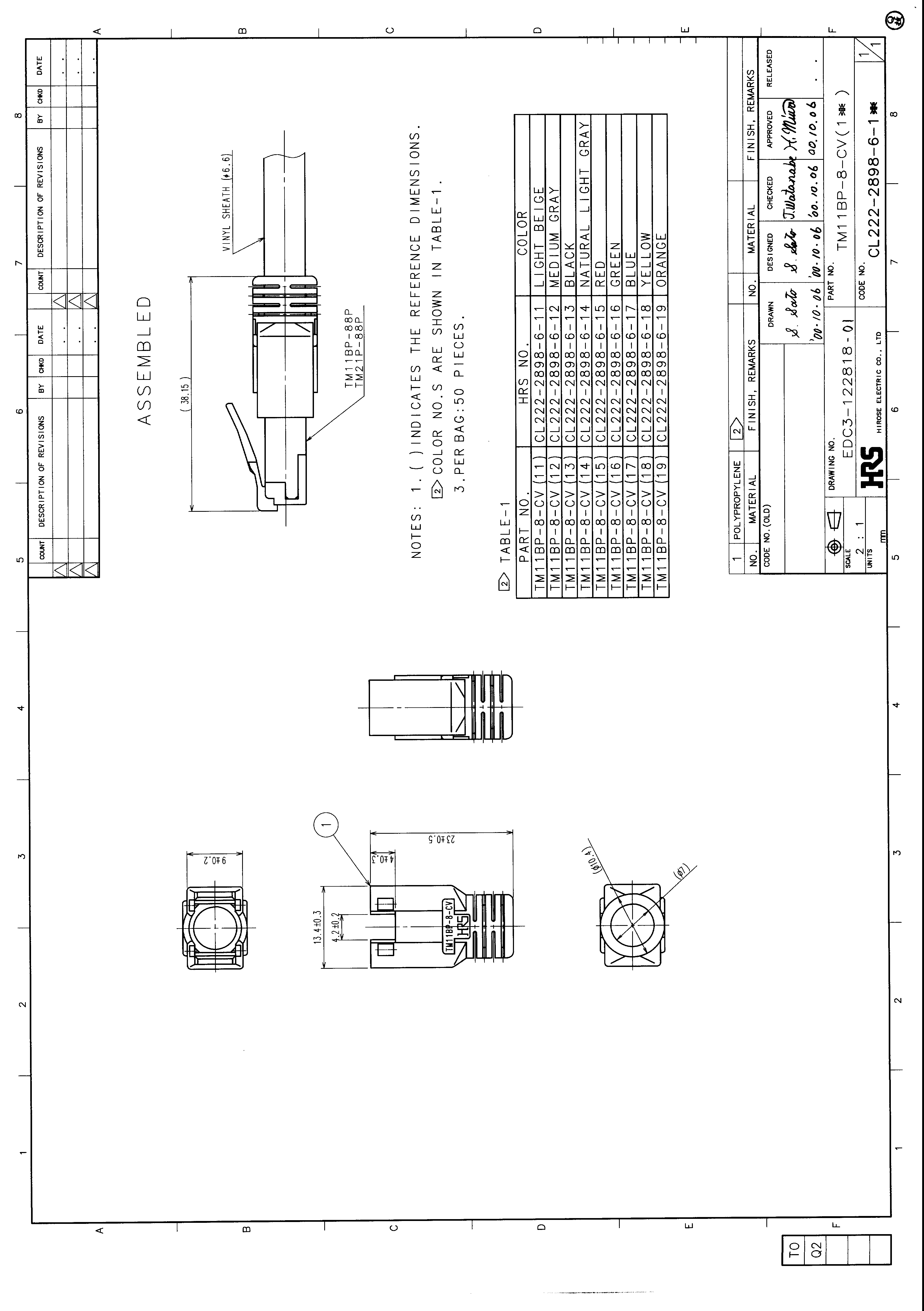 HRS TM11BP-8-CV(16) for sale