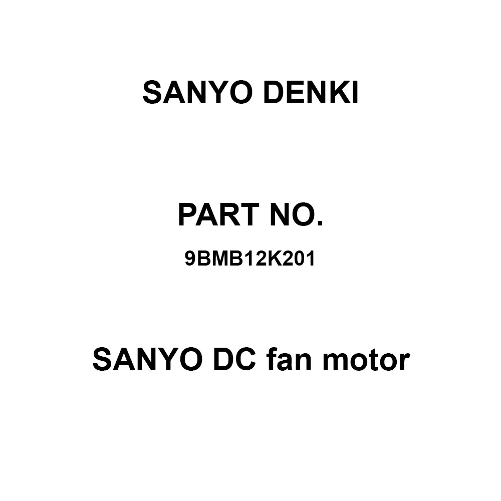 SANYO DENKI 9BMB12K201 for sale