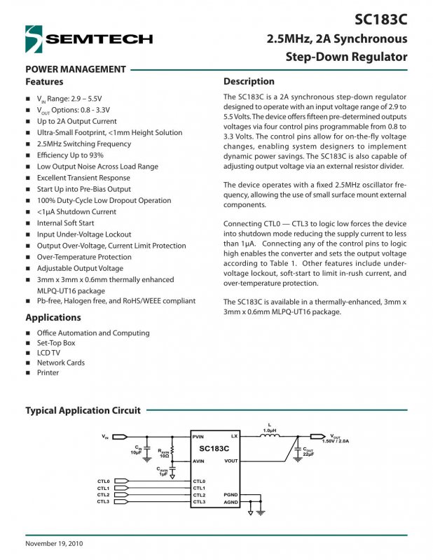 SEMTECH SC183CULTRT index 1